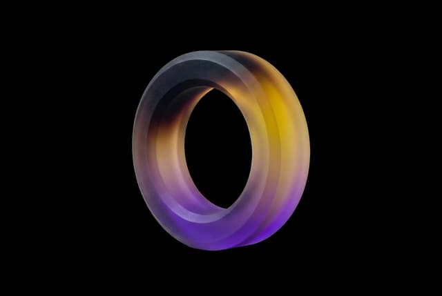 Governance quorum ring representing one-token-one-vote staking governance