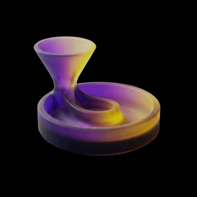 Translucent magma-core pour, capital flowing into the vault