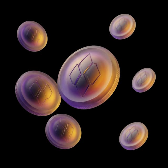 Orb-style token constellation representing $APPEX accepted across partner platforms